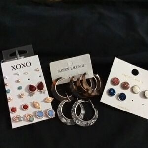 Multicolor earring sets